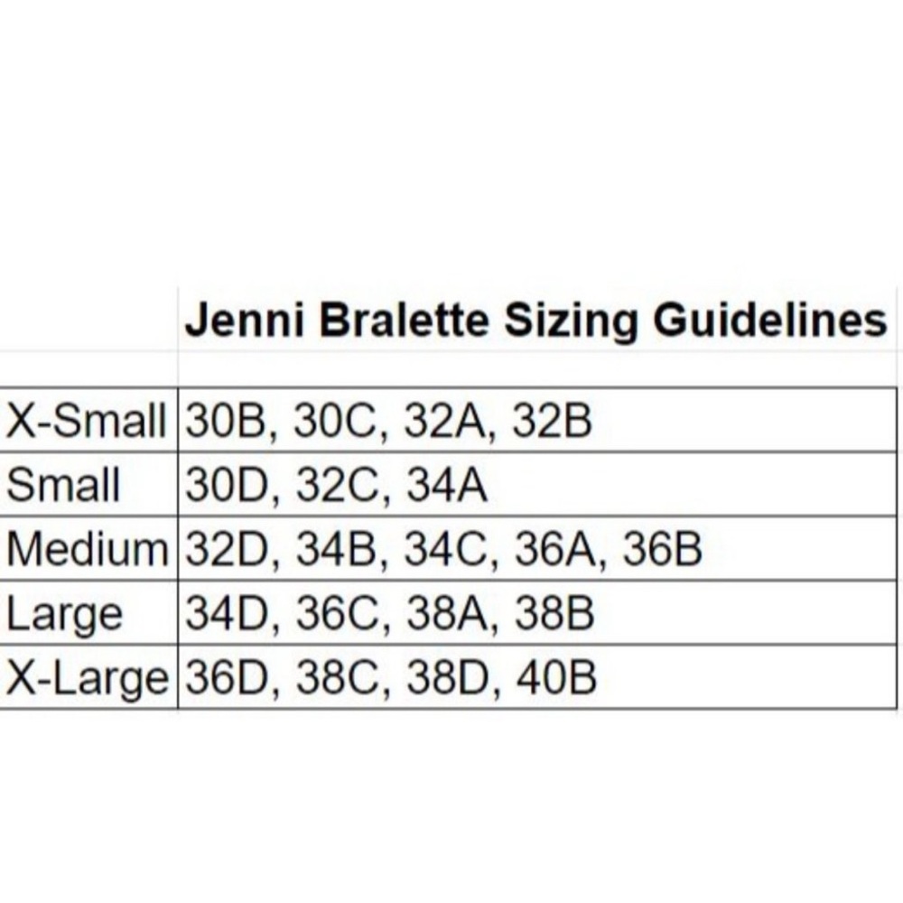 2 Jenni Bralettes 1 Blue Print & 1 Black NWT Size Small - Picture 4 of 12